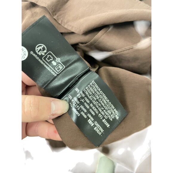 Zara Womens Blazer Suit Jacket XS Chocolate Brown Tie Belt 2010/821 NWT - Picture 11 of 14